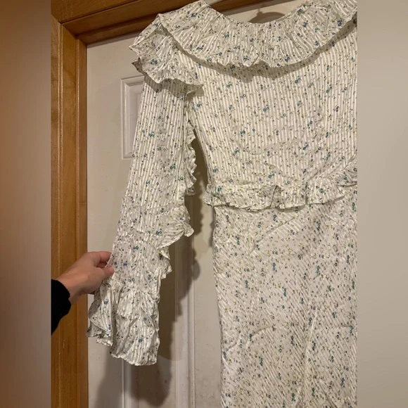 NWT Free People Sweetest Thing Ivory Floral Dress - Picture 9 of 16